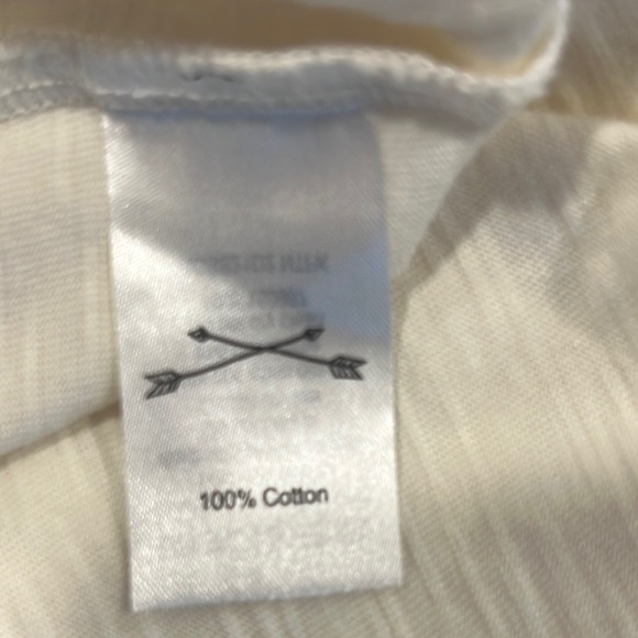 NWT Rylee + Cru Ruffle Tank Top with Embroidery - Picture 6 of 7